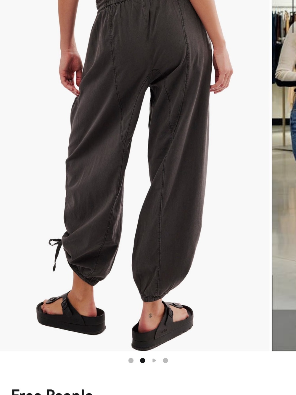 Free people hadley poplin pants - Picture 2 of 4
